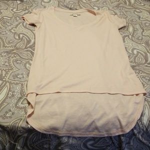 Pink Adam Levine t shirt v neck longer in the back